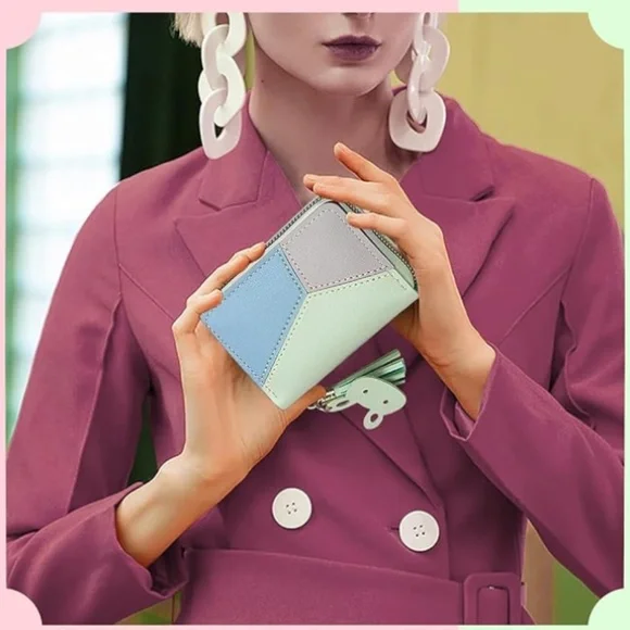 Women's Wallets, PU Leather Wallets for Women - Picture 3 of 3